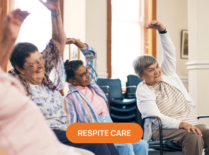 Providing temporary relief for family caregivers to prevent burnout.