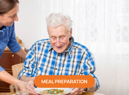 Planning and preparing nutritious meals based on dietary needs.