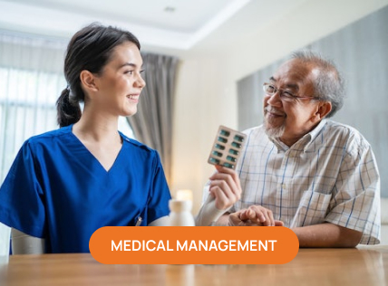Administering medications according to prescribed schedules.